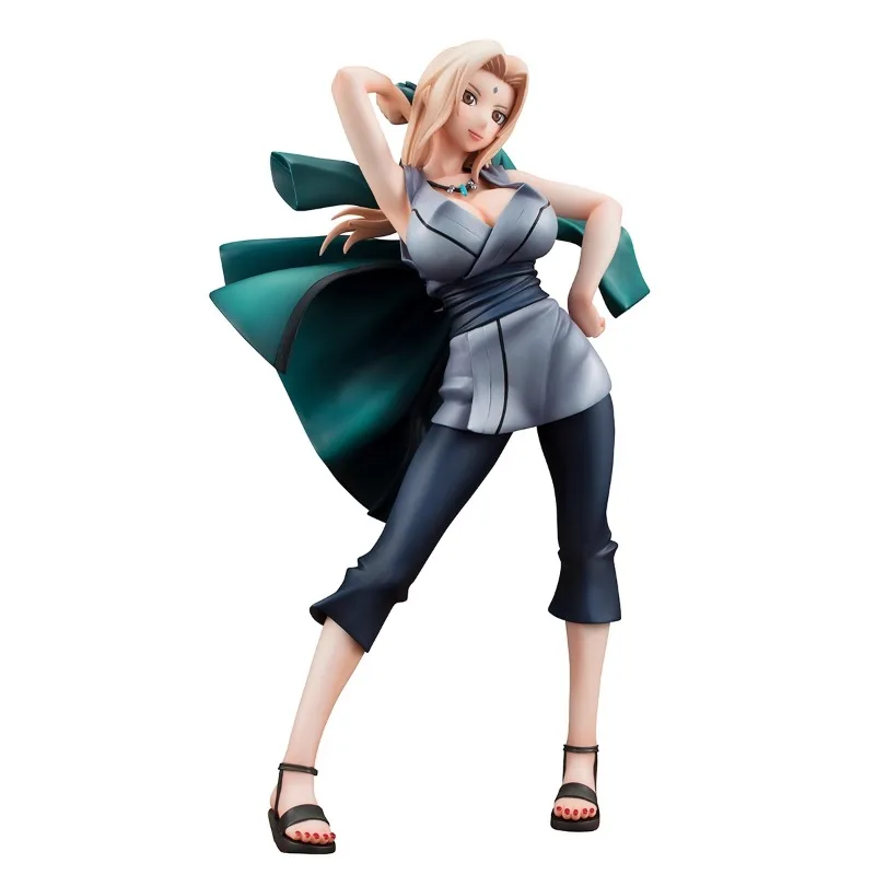 Оригинальная серия MegaHouse GALS Наруто: Shippuden Tsunade аниме-фигурка настольные украшения