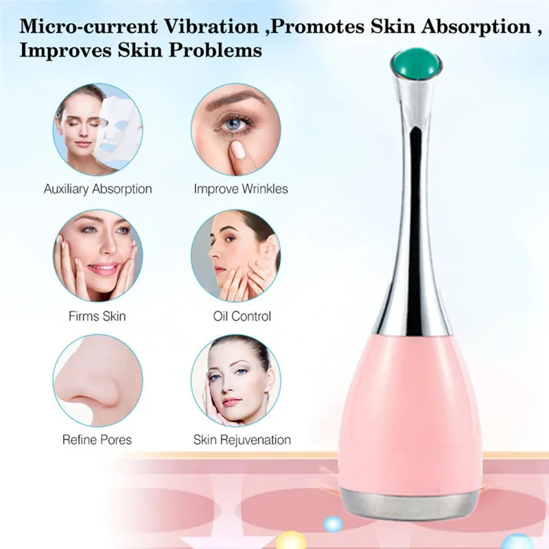 3 Colors Brighten Skin Magnetic Women Beauty Cosmetic Tool Dark Circles Essence Importer Skin Tightening Facial Eye Massager