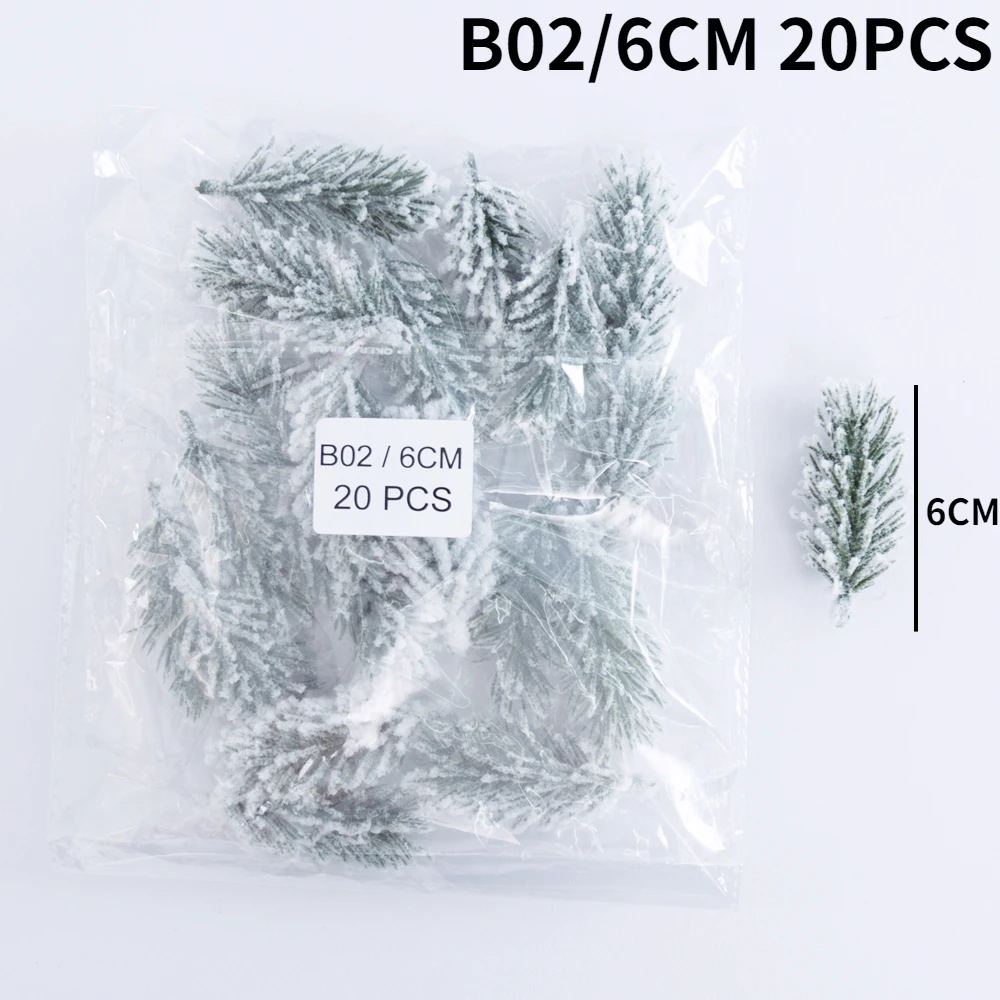 

Искусственные еловые веточки PE, набор из 20 шт.