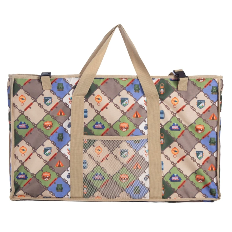 

Складной стол для кемпинга, сумка для хранения, водонепроницаемый органайзер, сумка-тоут для походов, рыбалки, барбекю, уличная сумка для пи...