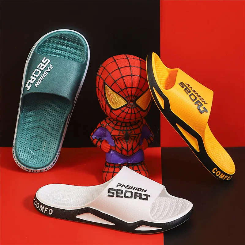 Women Light Slippers Home Bathroom Sandals Pvc Indoor Soft Couple Men Slipper Summer Stitching Color Unisex Bedroom Shoes