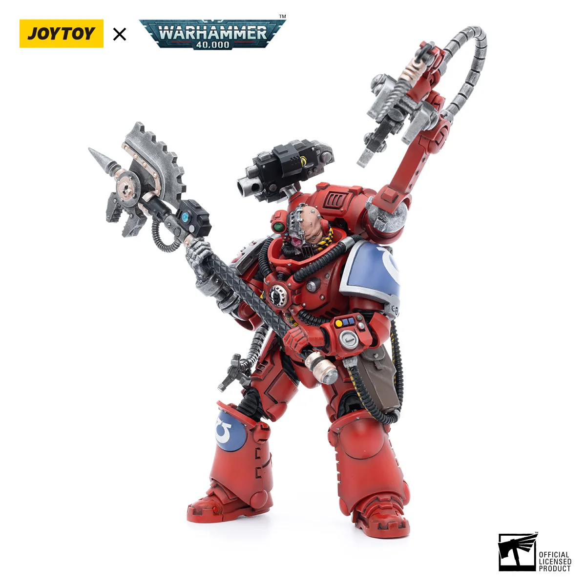 Фото [В наличии] Коллекционная экшн-фигурка JOYTOY Warhammer 40K Ultramarines Primaris Techmarine модель идеально подходит для дисплея или подарка №3