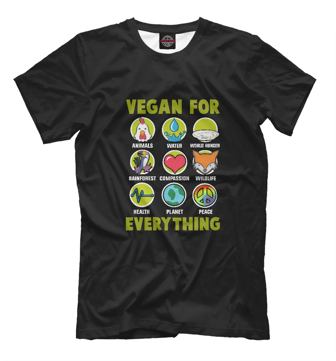 Футболка Vegan For Everything |