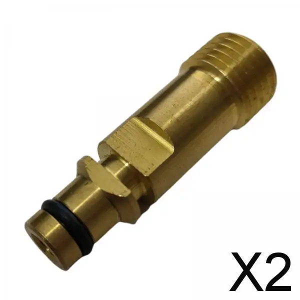 

2xUniversal Pressure Washer Quick Connector Adaptor Copper for Washing Machine