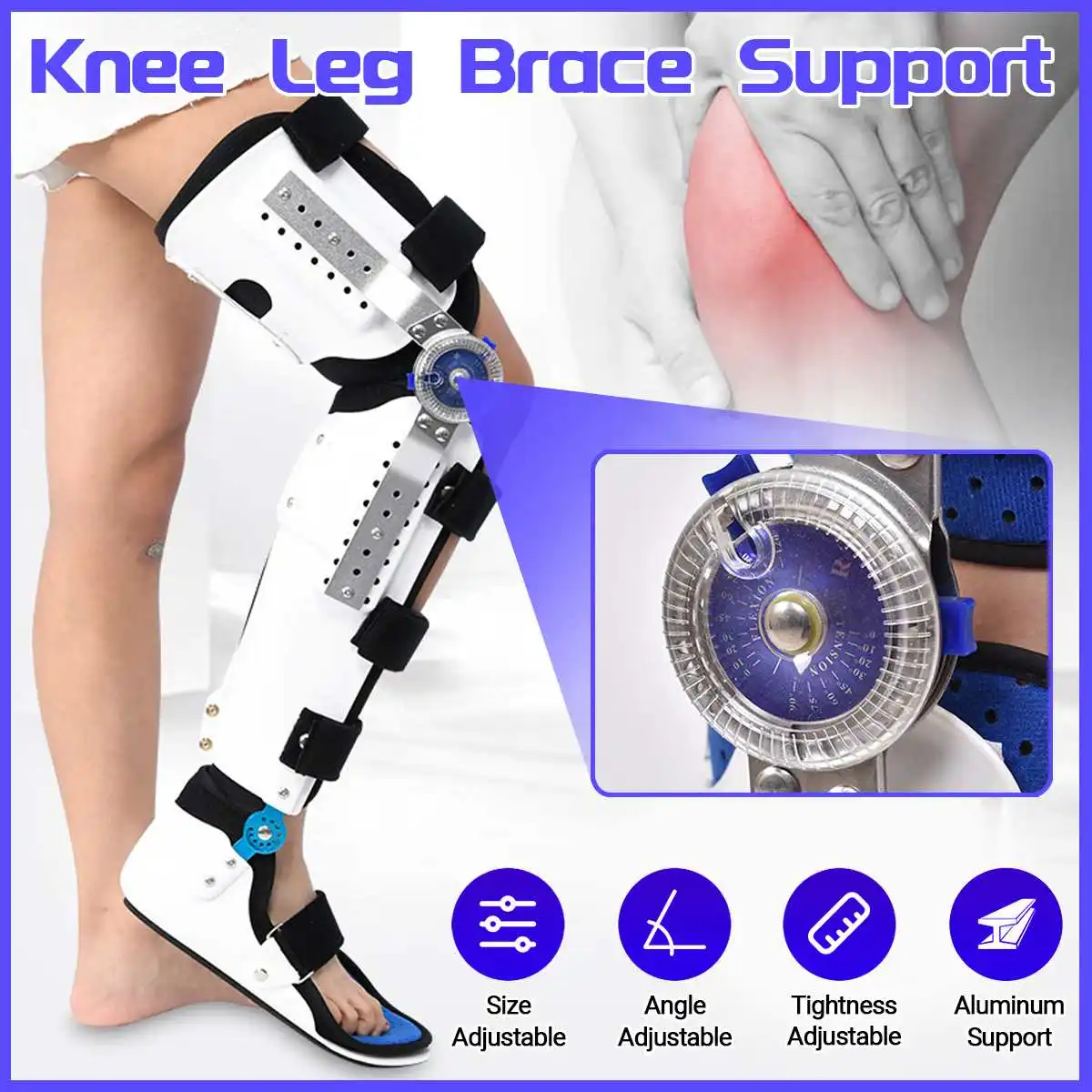 Фиксированный кронштейн для голеноголеностопного сустава стабилизатор