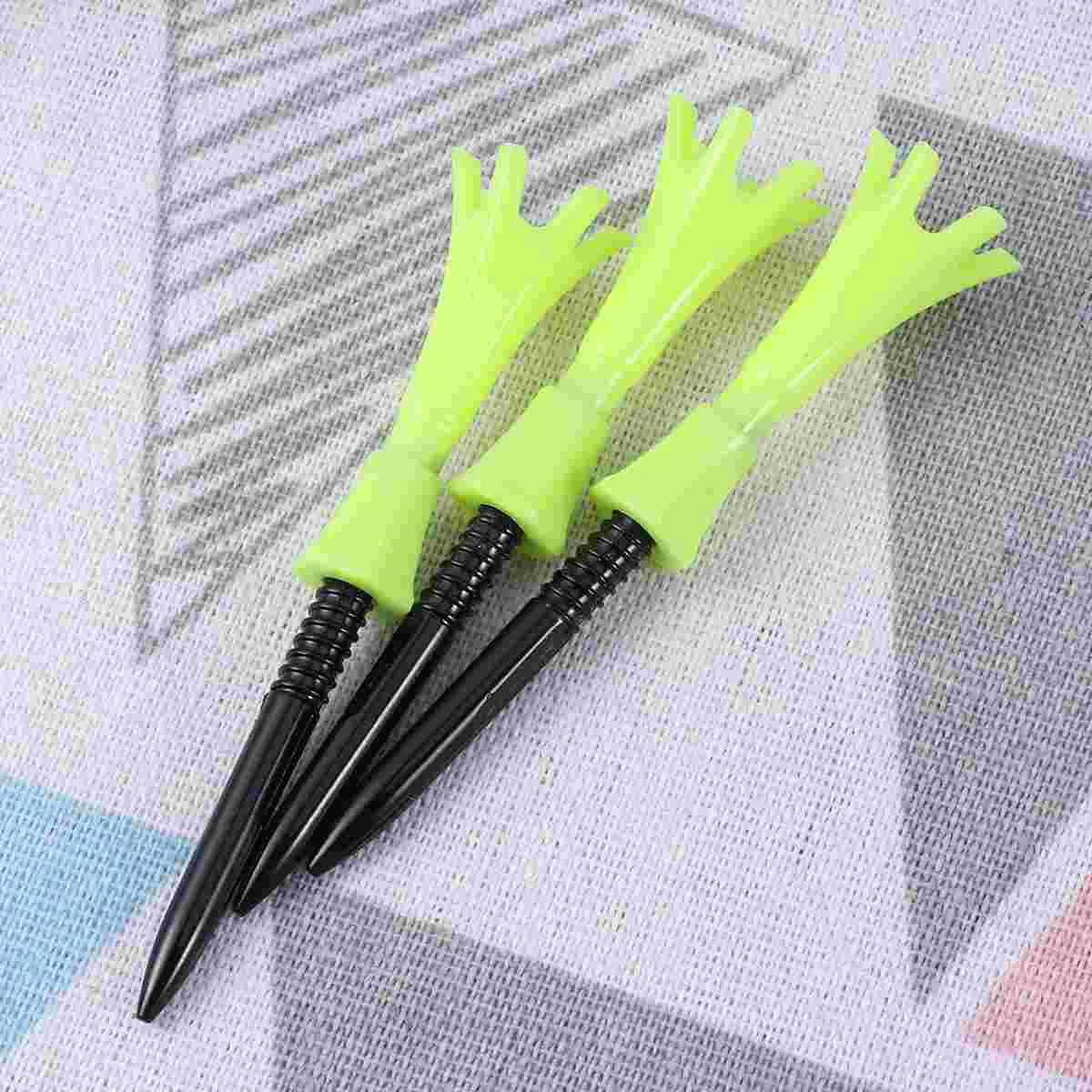 

3pcs Club Nails Training Tee T204 Adjustable Tees Equipment (Green)