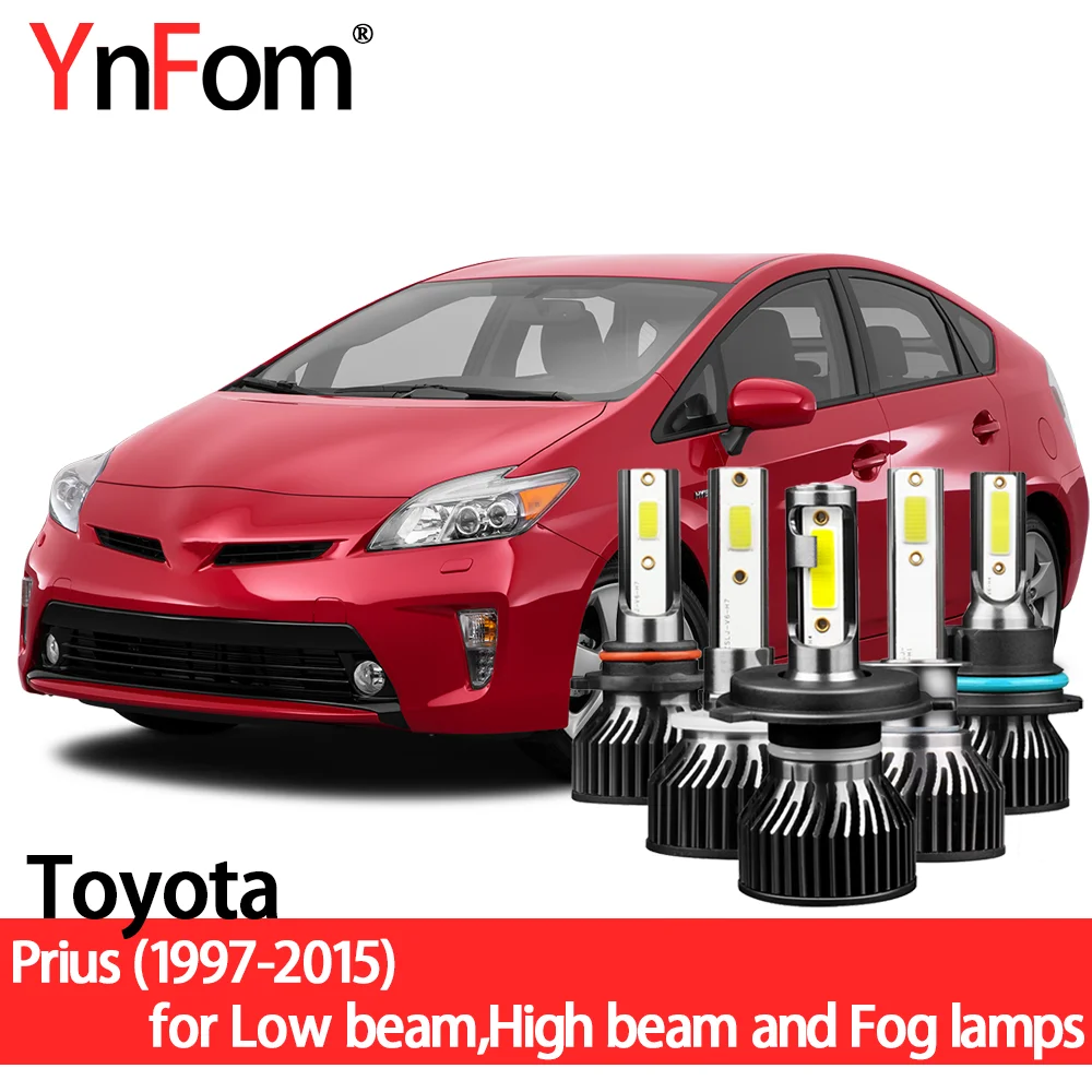YnFom Toyota специальный комплект светодиодных фар для Prius W10 W11 W20 W30 1997-2015 ближний свет