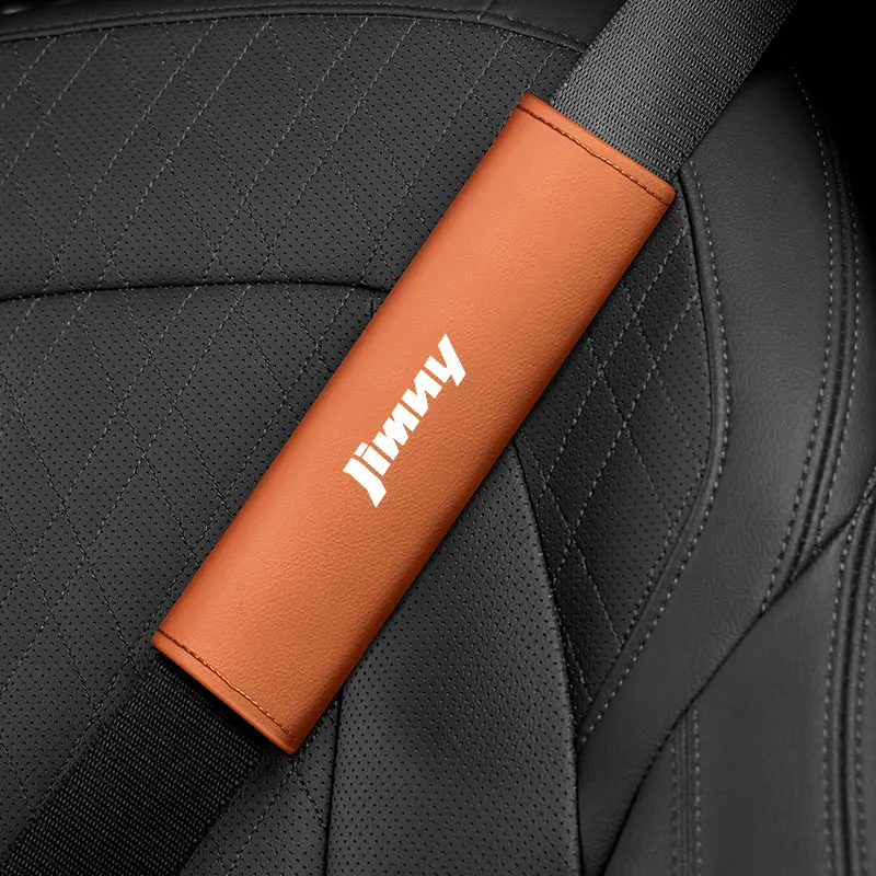 

Стайлинг автомобиля чехол для ремня безопасности кожаный ремень безопасности подплечники для Suzuki Jimny автомобильные аксессуары