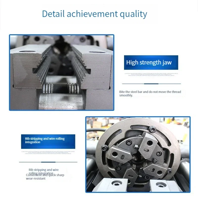 Станок для прокатки стальных стержней с ЧПУ прямой резьбой и круглым стальным