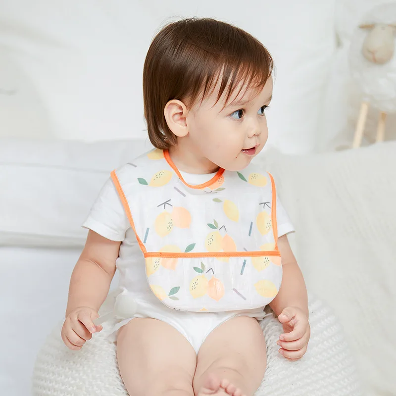 Слюнявчик Новый Детский водонепроницаемый