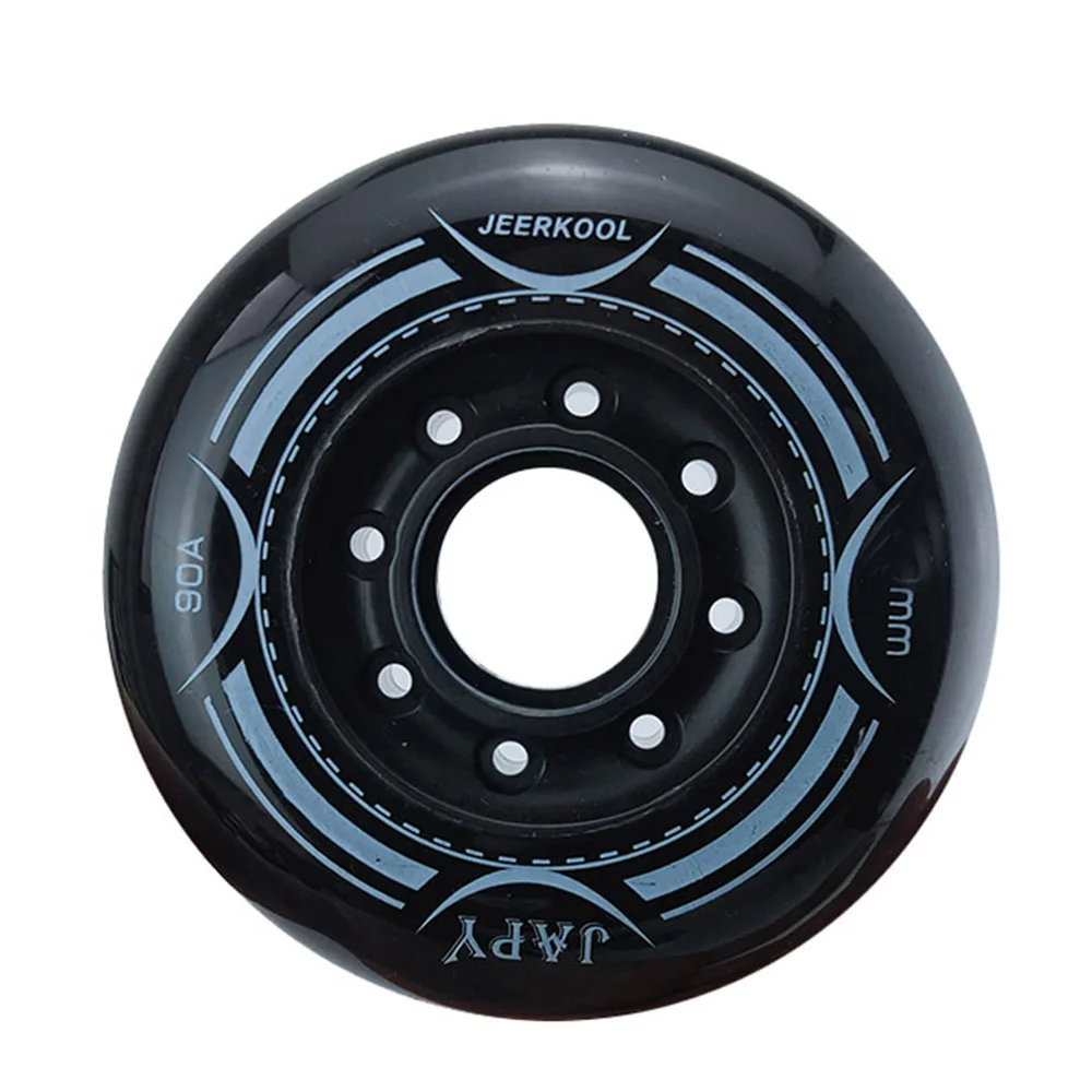 Встроенные коньки искусственная кожа колеса 83A 85A 88A 90A 8 шт. 80 мм 76 72 шины для