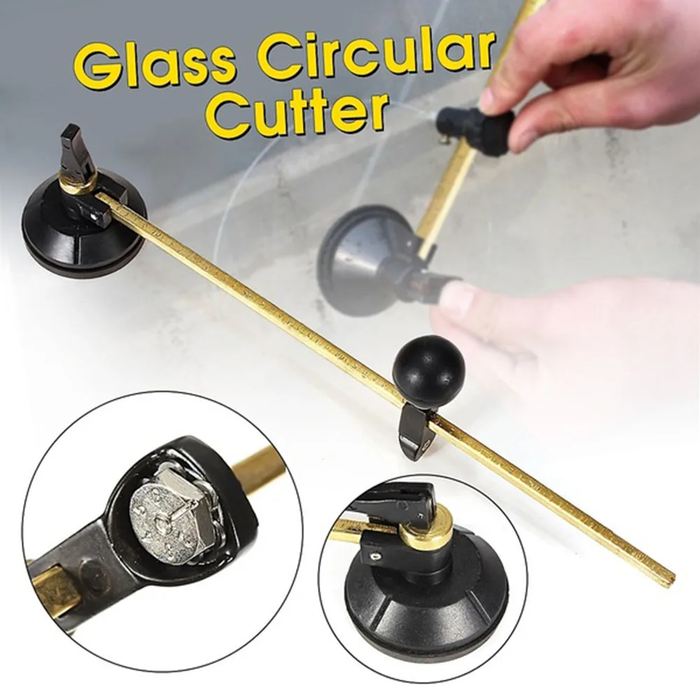 

Adjustable 13.5 - 60CM Circular Glass Cutter with Suction Cup Circle Cutter Tool Professional Glass Ceramic Tile Circular Cutter