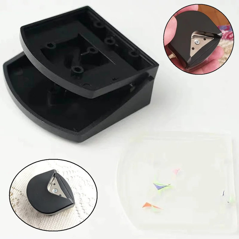 Круглый резак для штампов угловой дырокол бумаги триммер угловая фотография