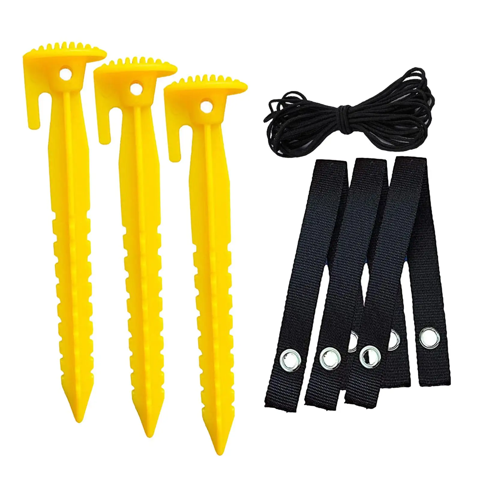 

Black Tree Stake Kit Anchor Nails Garden Stakes for Plant Support Fixation Tree Staking Protects Against Wind Garden Utensil