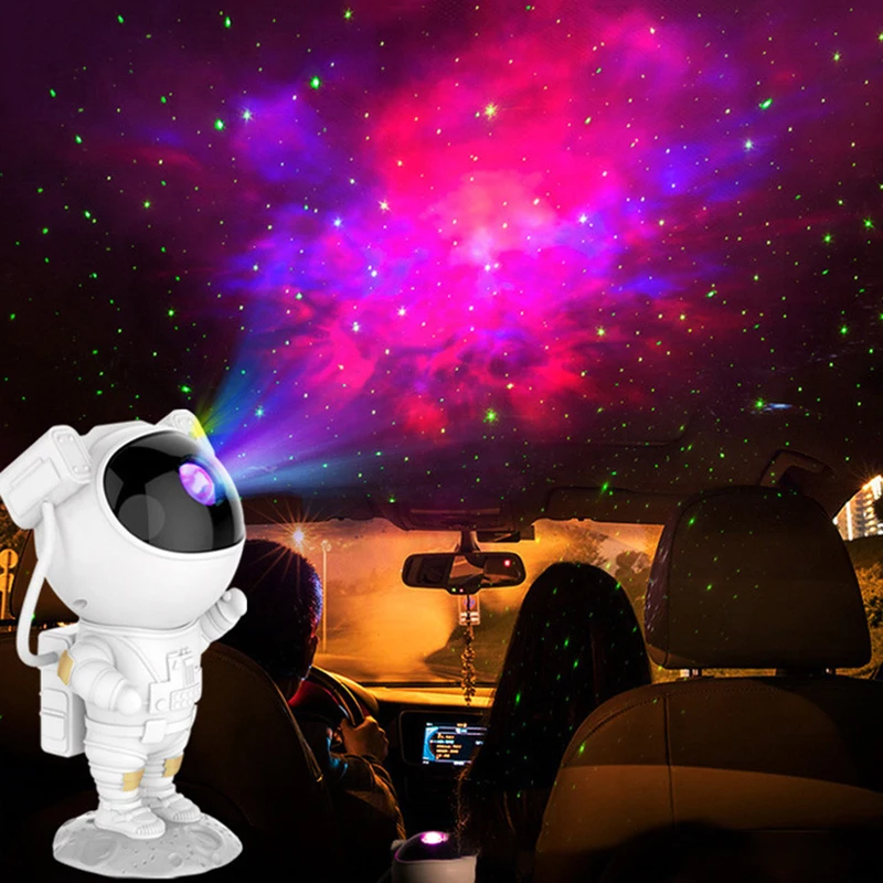 

Modern Astronaut Lights Star Projector Laser Atmosphere Night Light Starry Sky Aurora Plug Radio Light Astronaut Projector Light