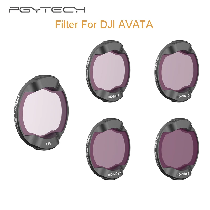

PGYTECH For DJI Avata ND/CPL Polarized Optical Glass Lens MCUV Night ND8 ND16 ND32 ND64 Filter For DJI Avata Drone Accessories
