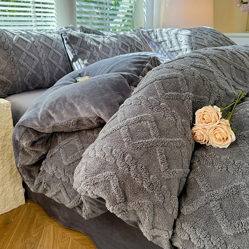 

Tafuru молочный флисовый пододеяльник