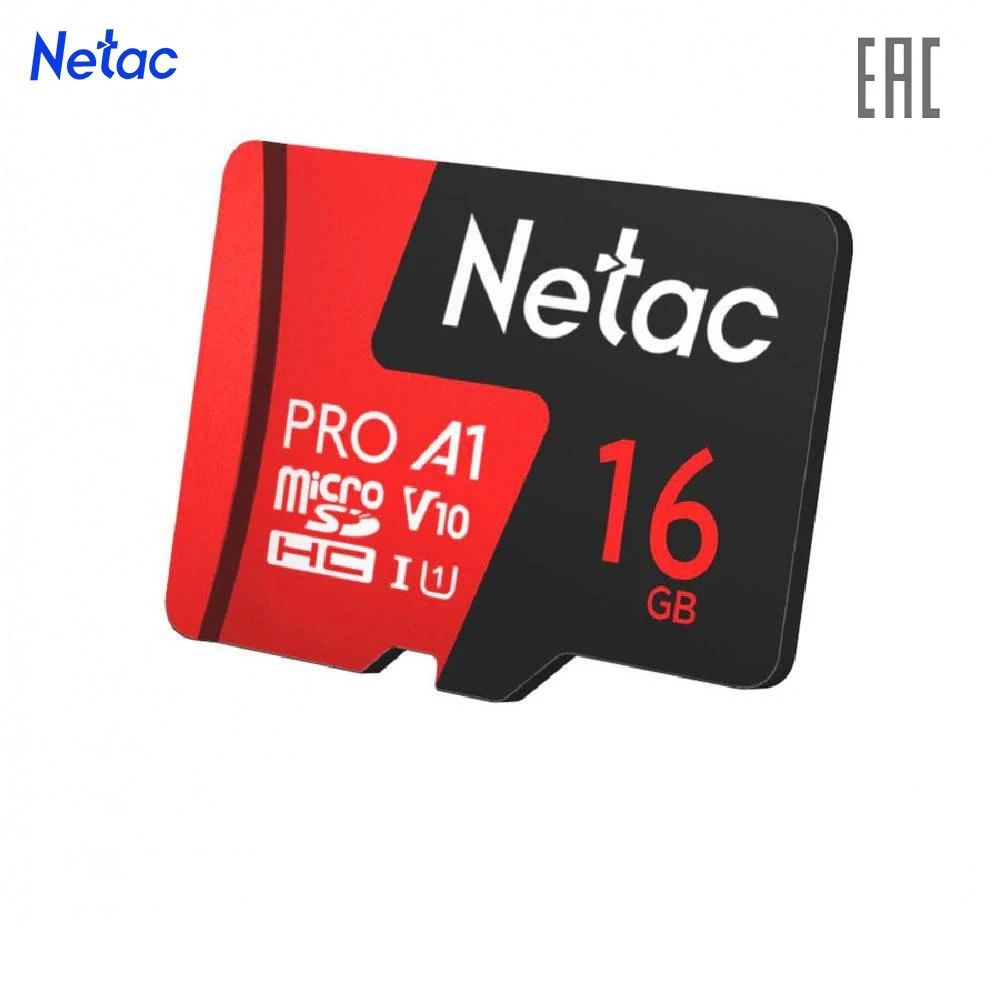 Карта памяти Netac MicroSD P500 Extreme Pro NT02P500PRO-016G-R 16 Гб с адаптером |