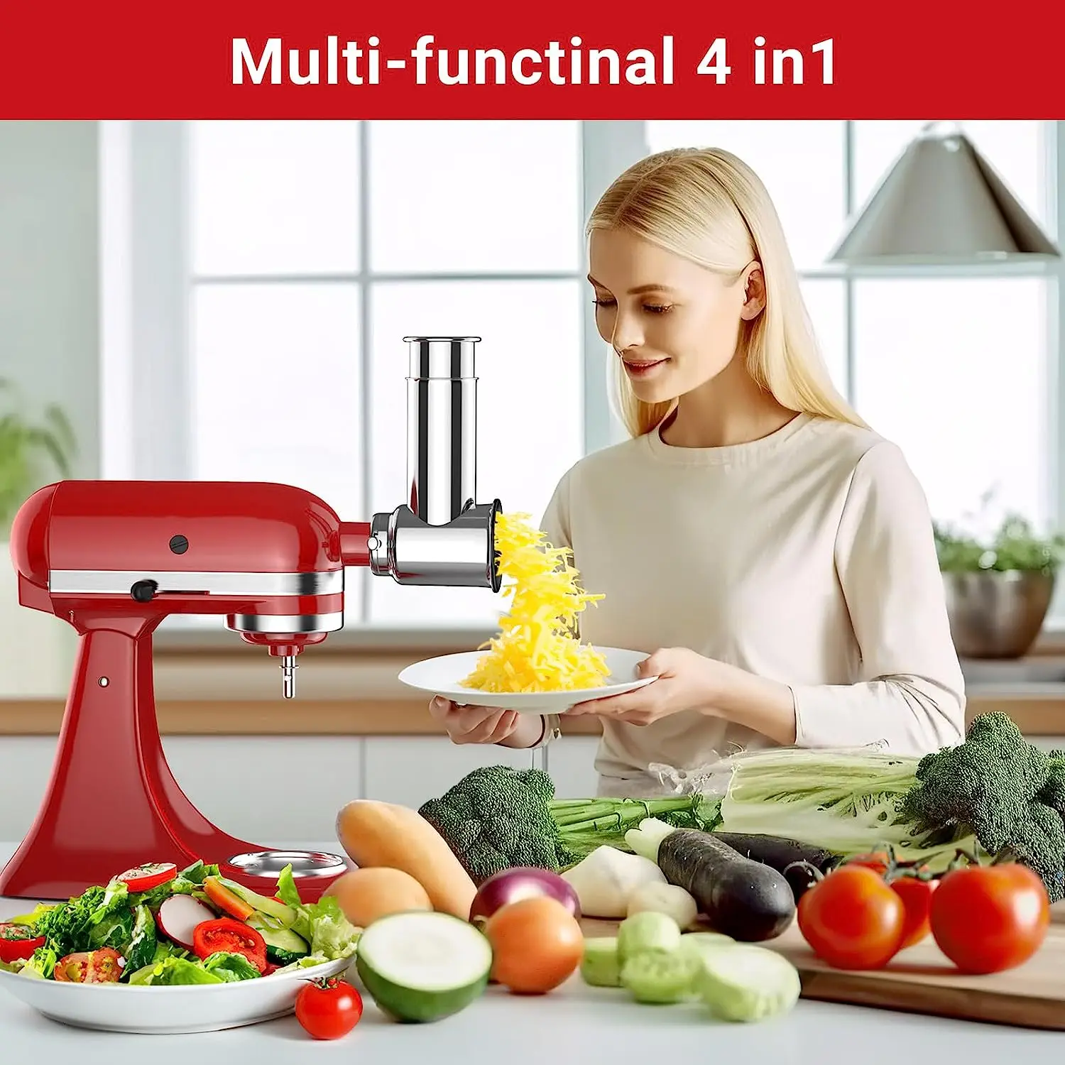 Mixers As Vegetable Chopper Accessory-salad Maker  Kitchen M