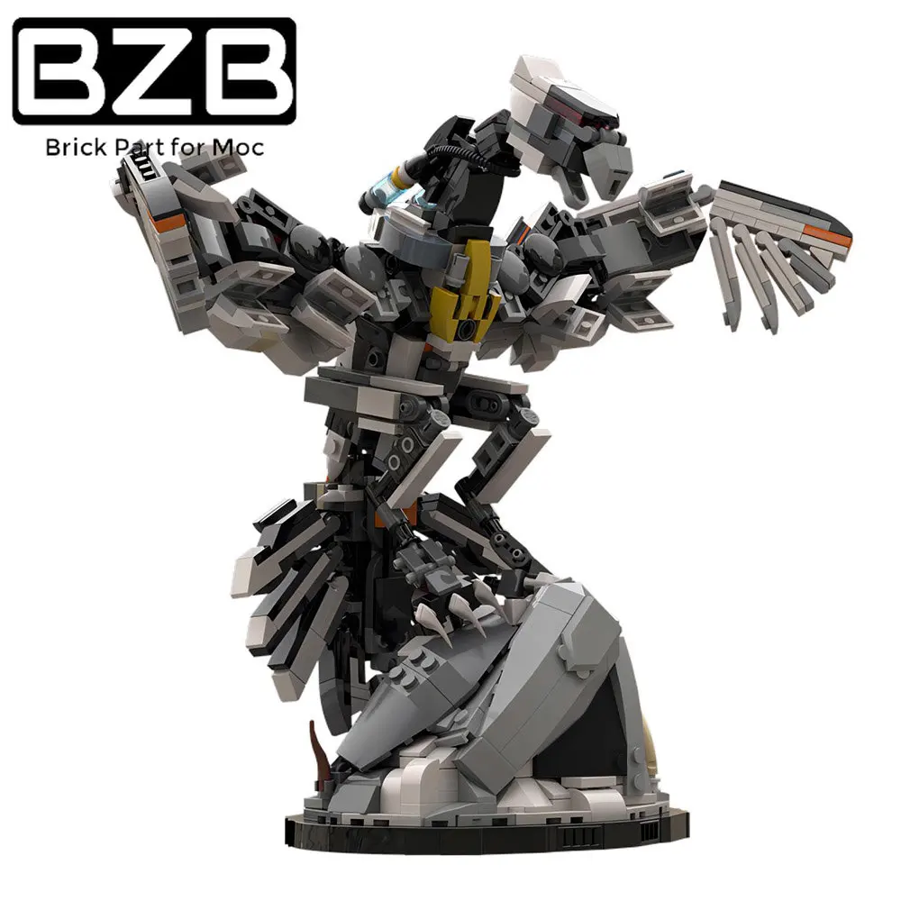 

Конструктор MOC Horizon Zero Dawn, игрушечный монстр-штурмовик, запрещенный робот-клоустридер, Tremortusk, подарок