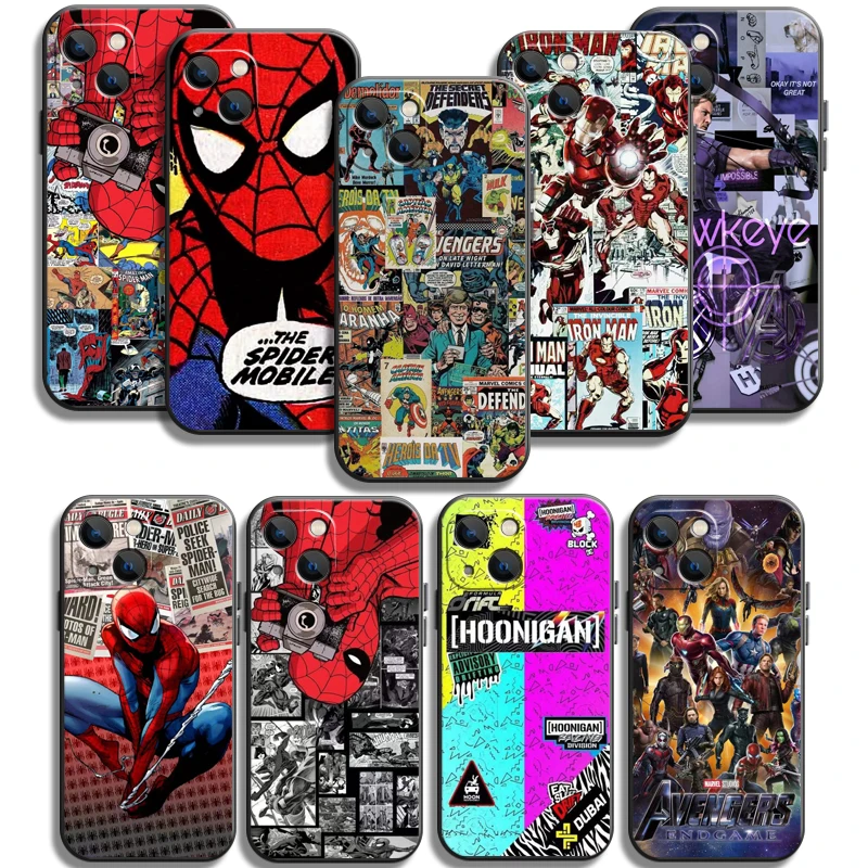 

Marvel Iron Man Phone Cases For iPhone 11 11 Pro 11 Pro Max 12 12 Pro 12 Pro Max 12 Mini 13 Pro 13 Pro Max Cases Carcasa Coque