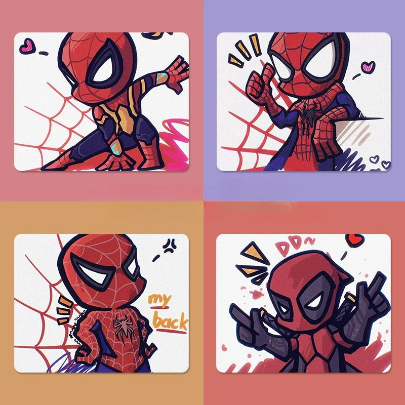 

New Marvel Spider-Man Creative Cartoon Office Mouse Pad Personalized Anime Peripheral Trend Non-slip Anime Mouse Pad Wholesale
