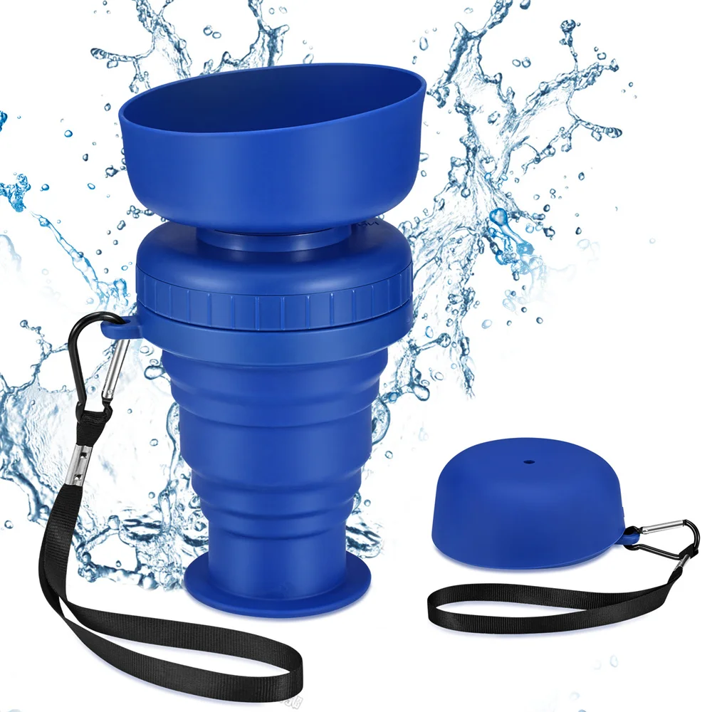 

Telescopic Cup Prevent Water Leakage Folding Dog Supplies Compressed Cup Preferred Material 500ml Household Products Folding Cup