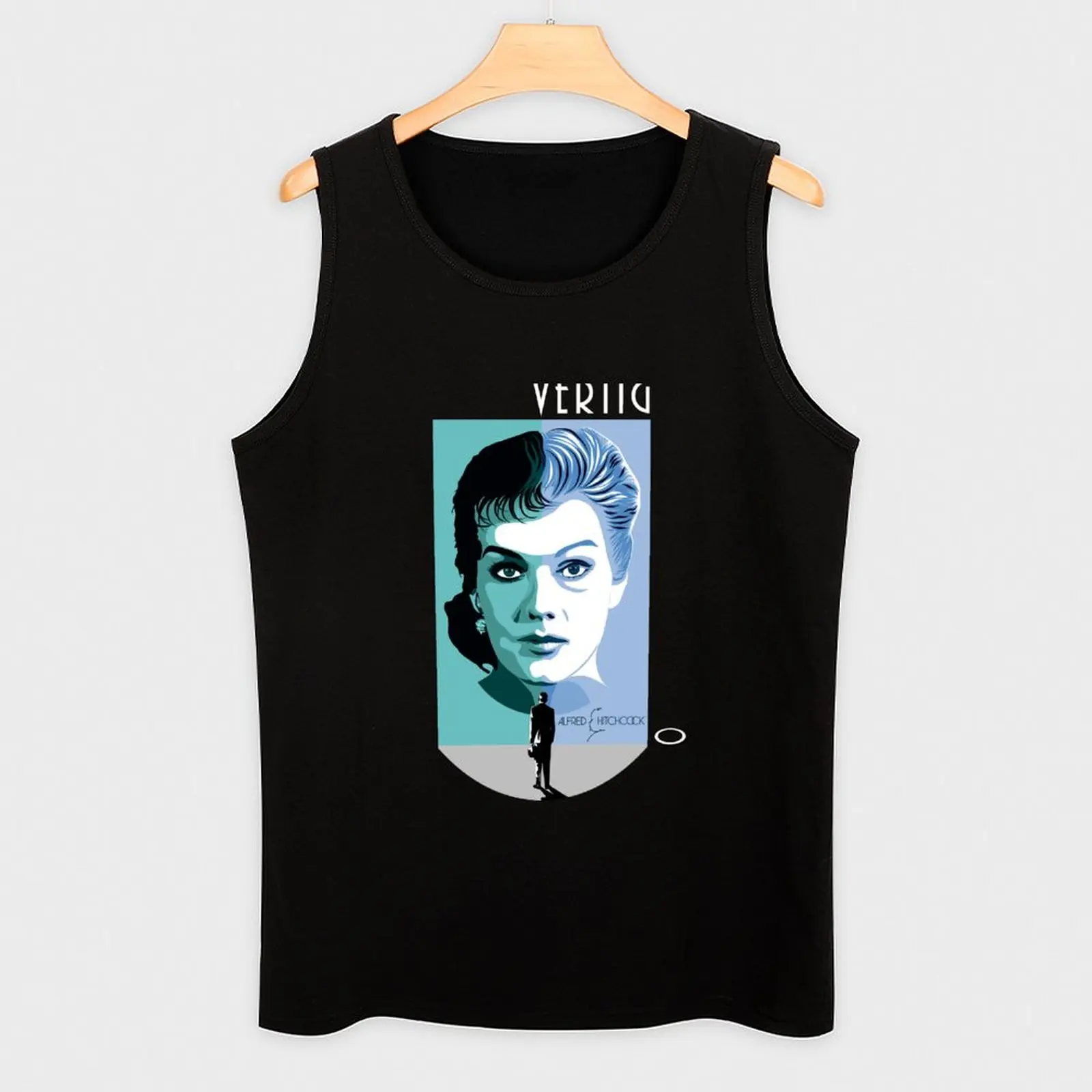 ALFRED HITCHCOCK VERTIGO Майка Мужская спортивная одежда для фитнеса