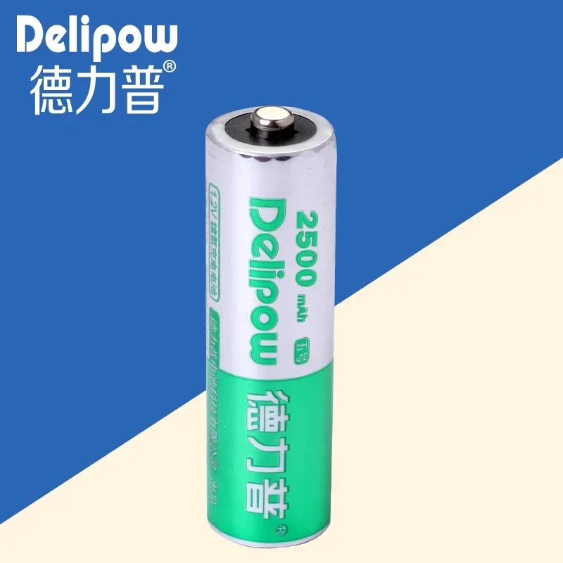 Фото Новый номер. 5, №. 5 аккумуляторов Delipow, зарядные устройства для аккумуляторов, номер аккумулятора. 5 оригинальных перезаряжаемых литий-ионных аккумуляторов AA2500 Ma 11 Yuan / Tablets Rechargeable Li-ion CellA Go №1