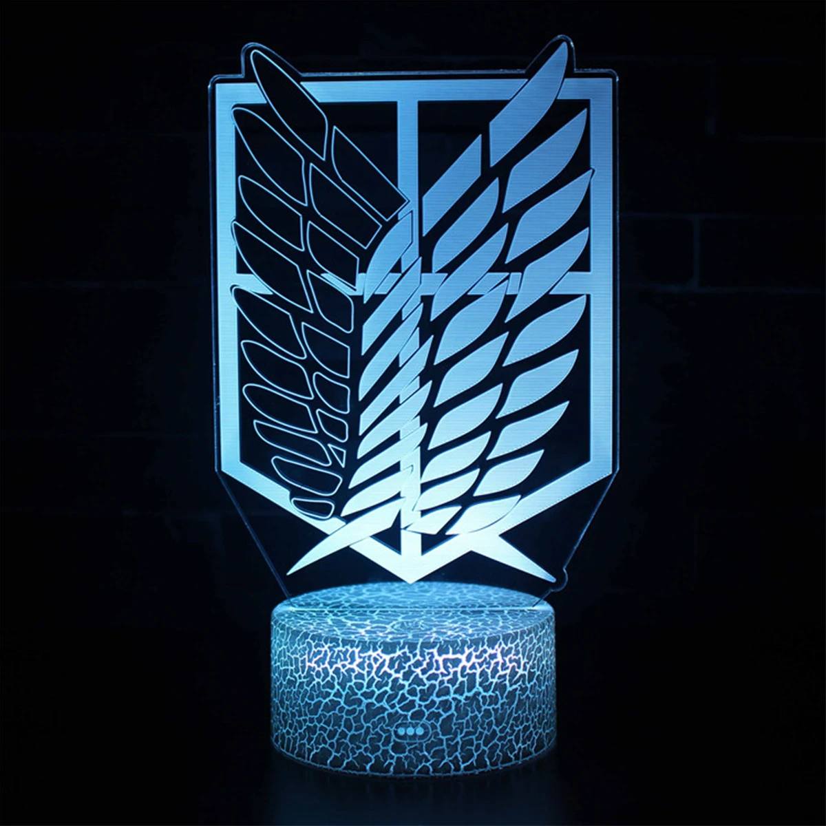 

Acrylic Table Lamp Anime Attack on Titan for Home Room Decor Light Cool Kid Child Gift Captain Rivaille Ackerman Night Light