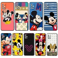 disney pink minnie mickey phone case for samsung galaxy a91 a81 a71 a51 5g 4g a41 a31 a21 a11 core a42 a02 a12 cover