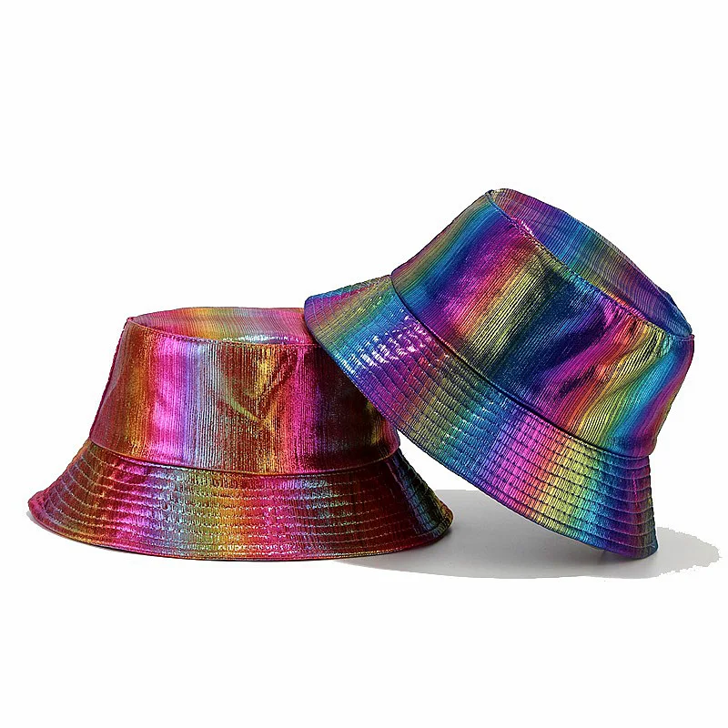 

1PC Basin Hats Men's 2023 Women's New Sun Colorful Bucket Hat Versatile Fashion Hip-hop Casual