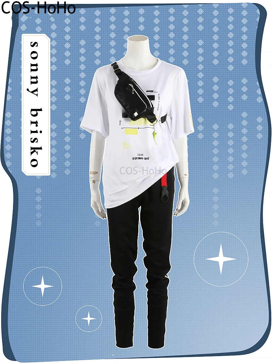 COS-HoHo Vtuber Nijisanji Sonny Brisko новая одежда игровой костюм великолепный красивый косплей