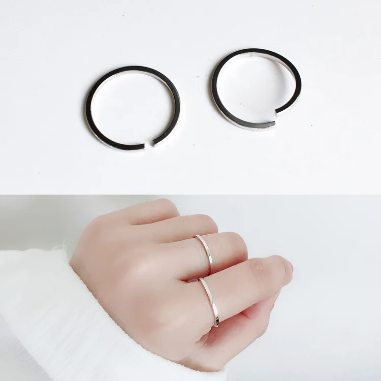Кольцо из стерлингового серебра 925 пробы-модные ювелирные изделия для женщин в