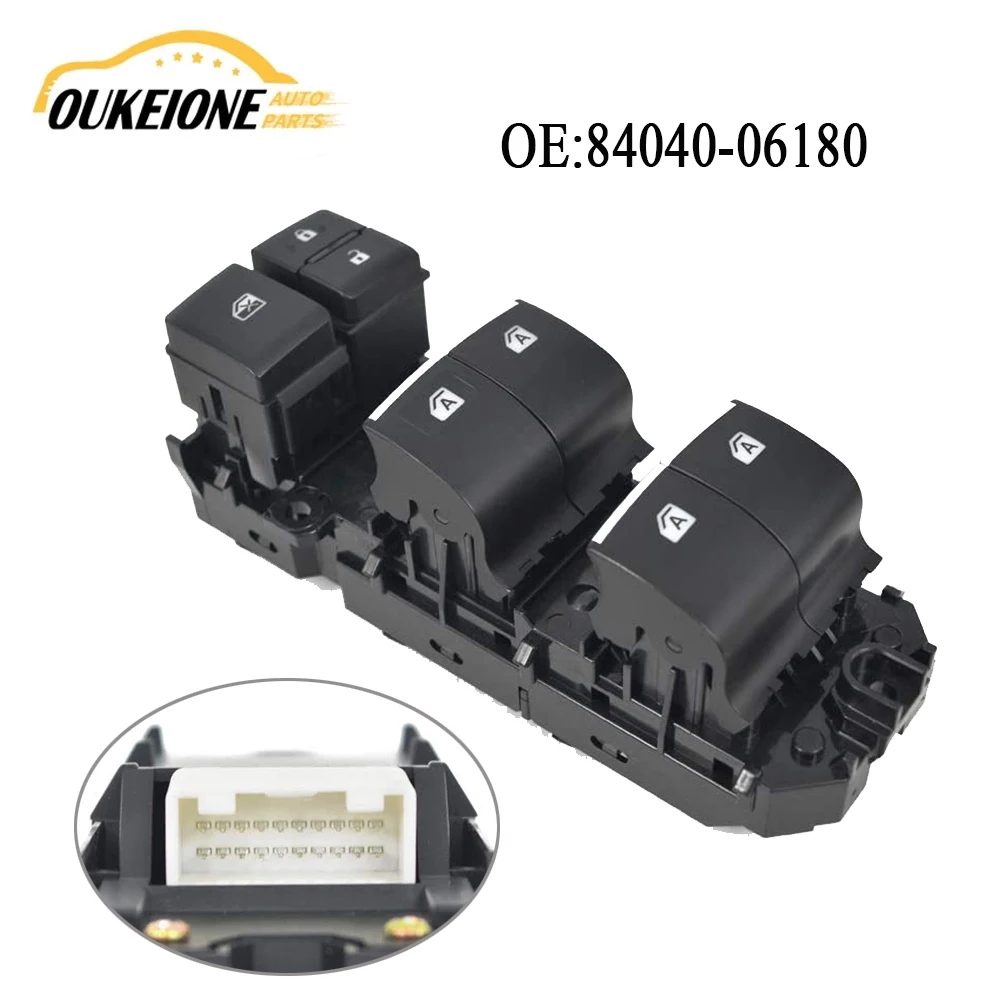 

For Toyota Camry 2018-2020 LHD Front Driver Door Electric Window Lifter Button Switch Console 84040-06180 Car Accessories