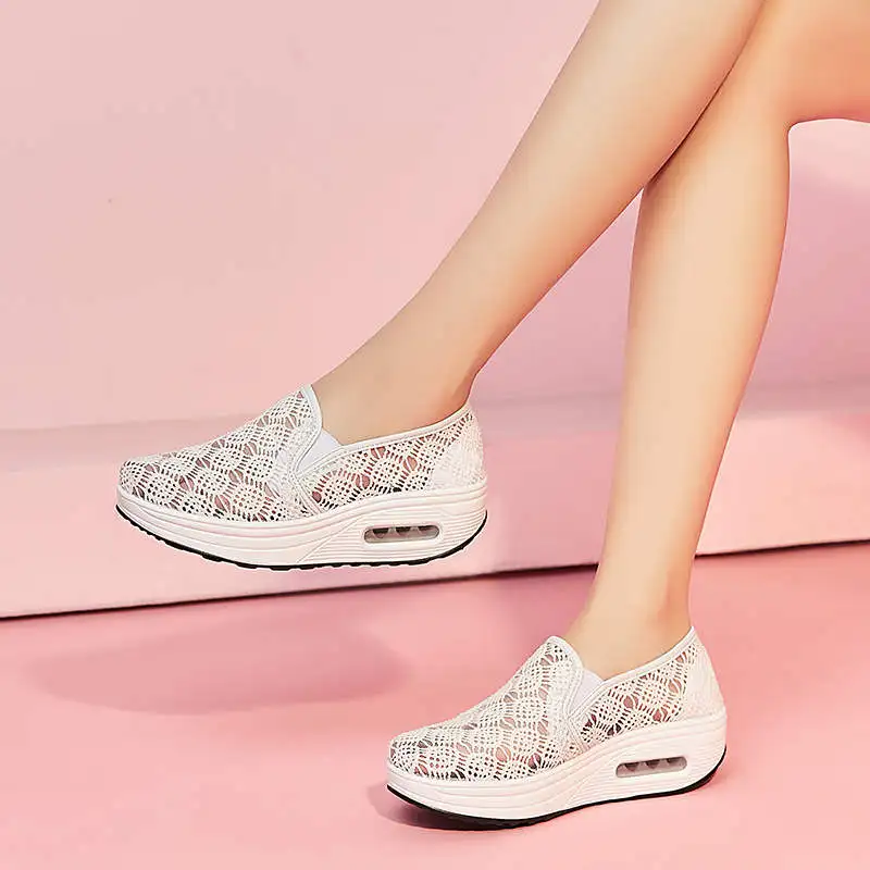 Casual Shoes Spadrille Women Light Weight Woman Platforms Designer For Top Brand Wedge Sneakers Wings Tennis Size 7 New |