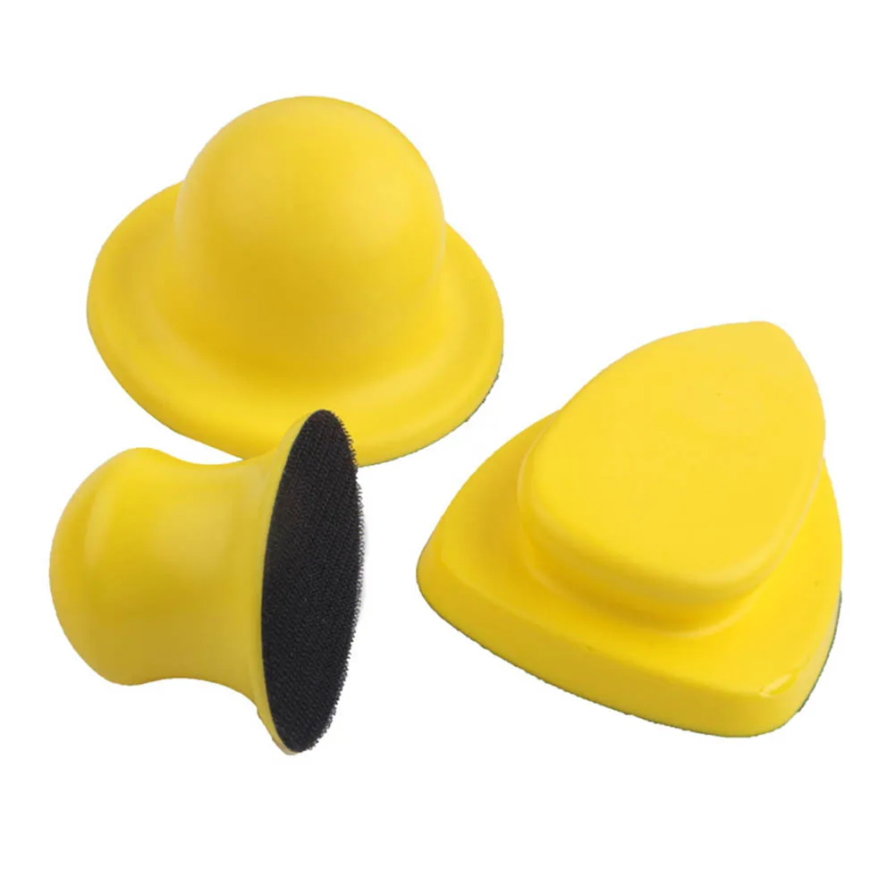 

Hand Sanding Block Holder Pads Pu Sander Abrasive Tools For Sandpaper Sanding Discs Holder Abrasive Tools Polishing Hook-Loop