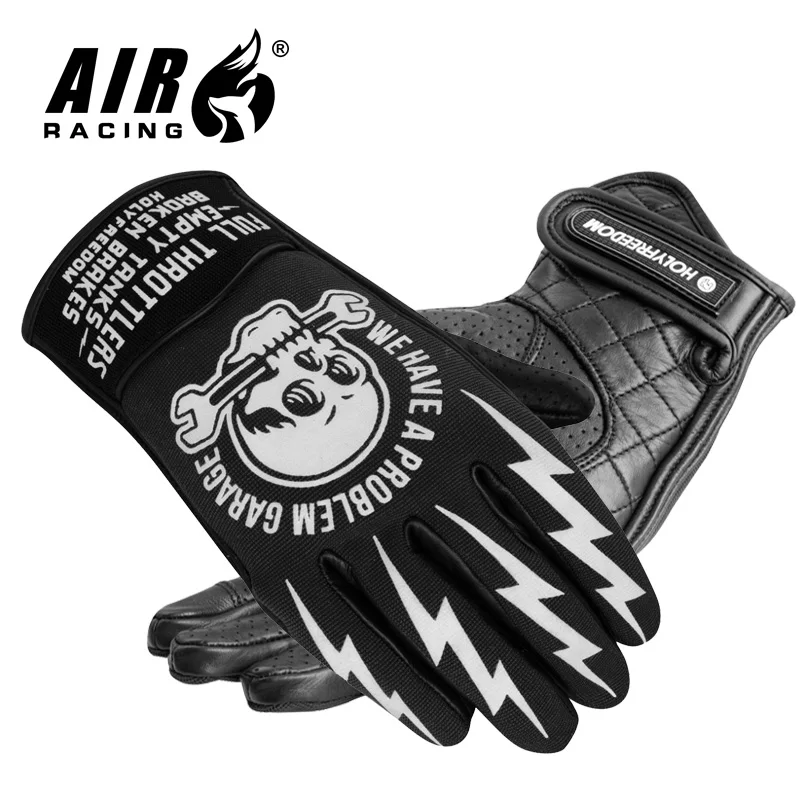

Мотоциклетные Перчатки Holyfreedom Для Мужчин, Длинные Кожаные Перчатки Для Верховой Езды, Полнопальцевые, Дышащие, Утолщенные