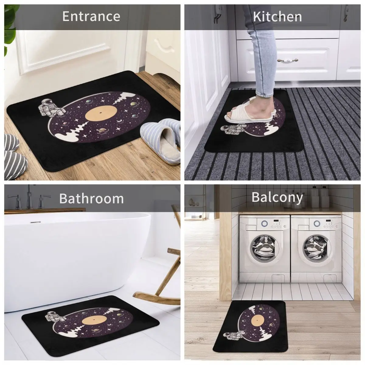 

Astronomy In Space Bath Door Mat Nordic Art Kawaiii Rug Carpet Decor Entrance Living Room Home Kitchen Bedroom Antiwear Toilet