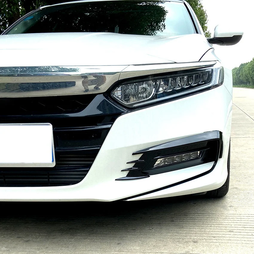 Передний бампер автомобиля противотуманные фары комплект защитная накладка на