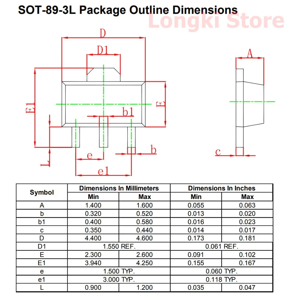 20PCS 2SA1013 2SA1201 2SA1213 2SA1797 2SB806 2SB1123 2SB1124 2SB1188 SOT-89 Marking YL DY NY AG KQ BF BG BC SMD transistor - купить по