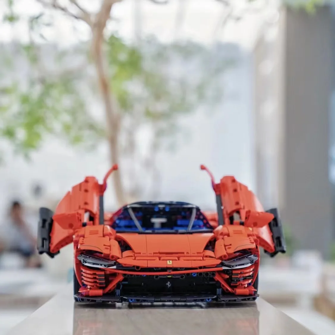 

In Stock 3778PCS Technical Ferraried Daytona SP3 42143 Supercar Model Building Blocks Bricks Toys For Boys Girls Birthday Gift