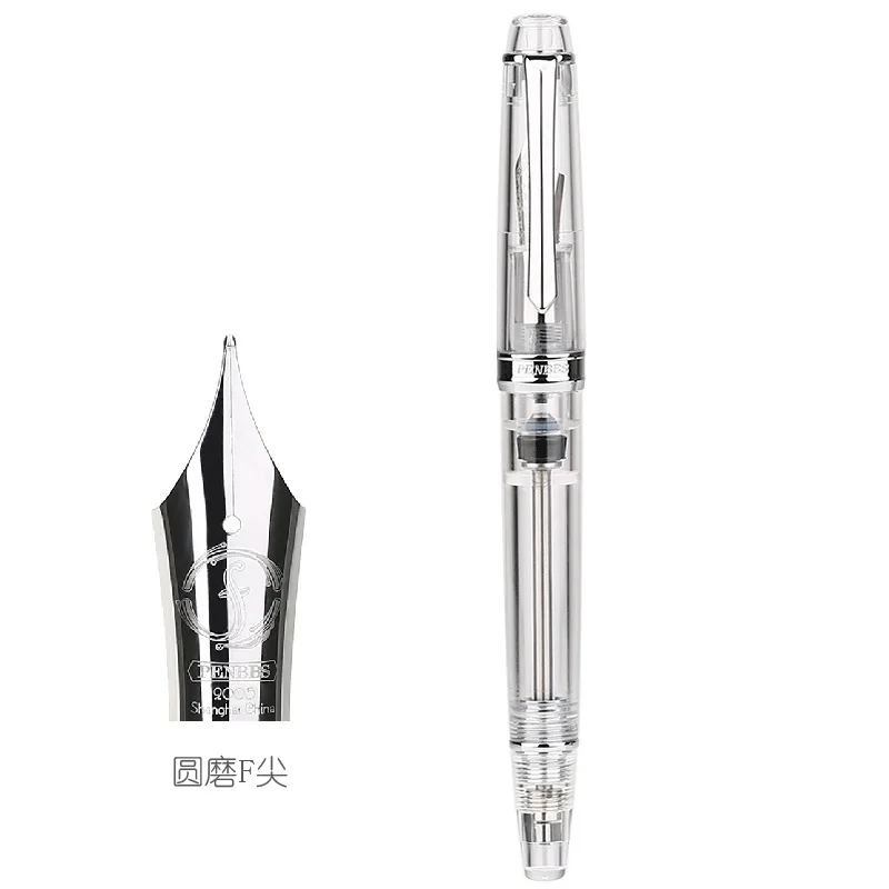 

Перьевая ручка Penbbs 268 прозрачная вакуумная EF/F/M