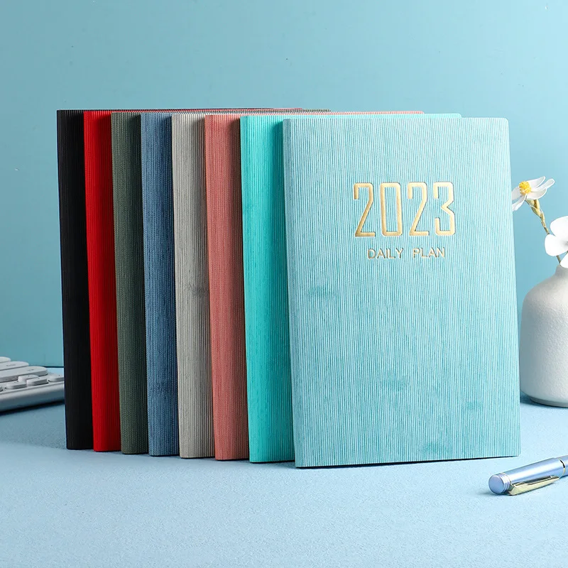 

2023 A5 Notebook Planner Agenda Notepads Pocket Notepad Daily Weekly Agenda Planner Notebooks Stationery Office School Supplies