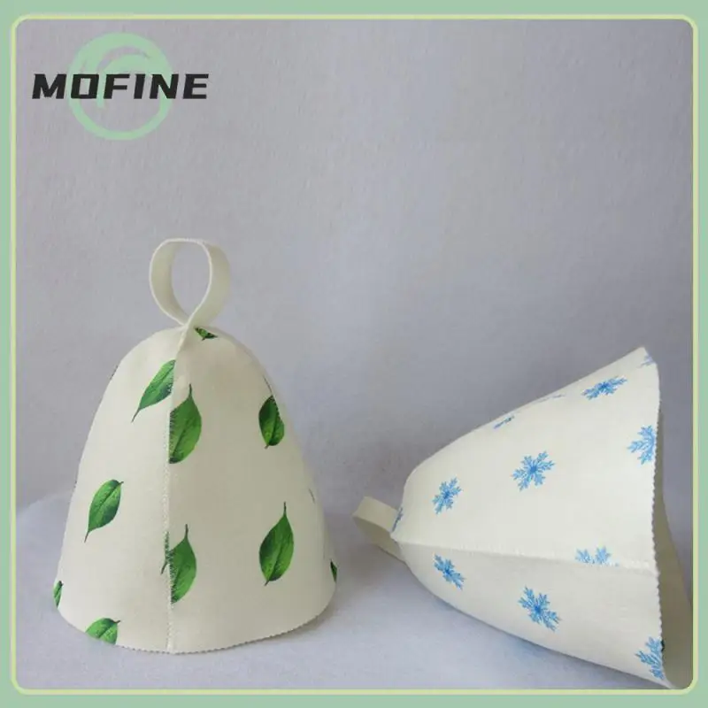 

Women's Bathing Cap Anti Heat Absorbent Felt Cap Quickly Towel Drying Wear Resistance Insulating Cap Wholesale Felt Sauna