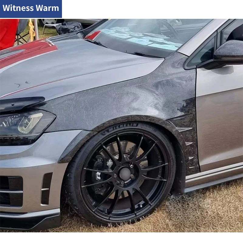 Боковые Брызговики для VW Golf 7 MK7 из углеродного волокна 2014-2017