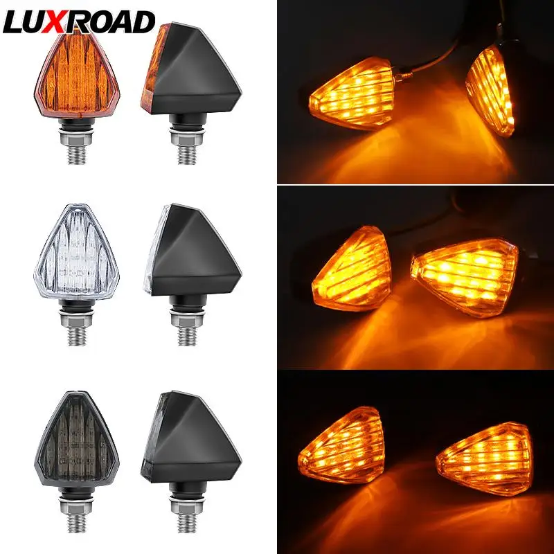 

10mm Motorcycle 12V Turn Signal Lights Flashing Blinker Indicators Universal for Cafe Racer Honda BMW Yamaha Kawasaki Hyosung