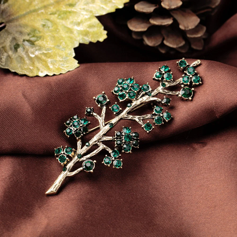 

Lady Parts Creative Brooch Women Pin Brooche Branch Enamel Badges Accessory Leaf Brooch Hat Decorations Miss