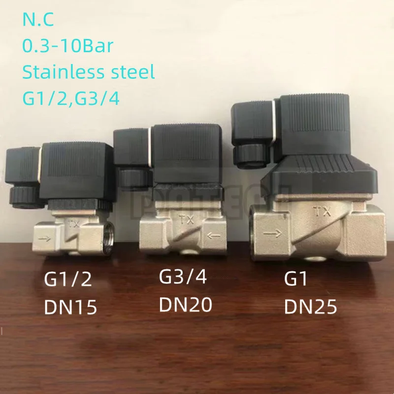 Электромагнитный клапан TX2231015 BAODE G1/2 &quotDN15 из нержавеющей стали водяной газовый