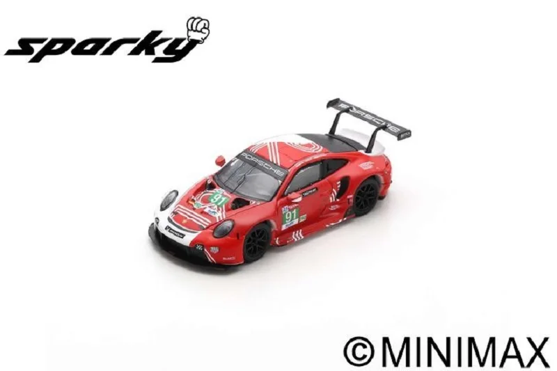 

Spark 1:64 911 GT Team 24H LeMans 2020 RSR No.92 /93 Die-Cast Car Model Collection Miniature